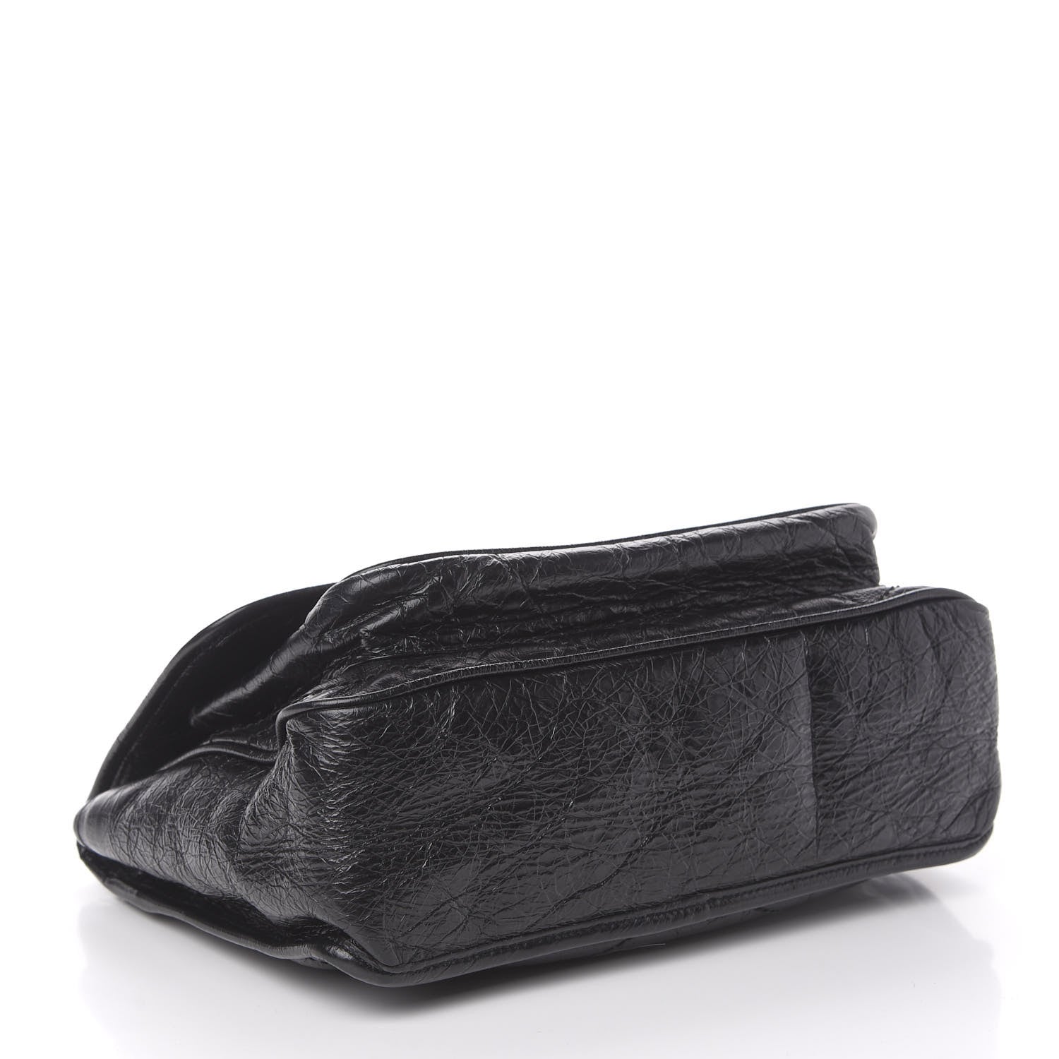 Saint Laurent Crinkled Calfskin Matelasse Monogram Medium Niki Chain Satchel Black 5 of 12