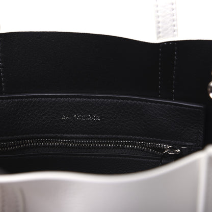 Balenciaga Smooth Calfskin Double Sided XXS Everyday Tote White Light Black 9 of 17