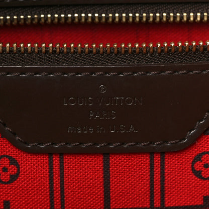 Louis Vuitton Damier Ebene Neverfull MM 6 of 10