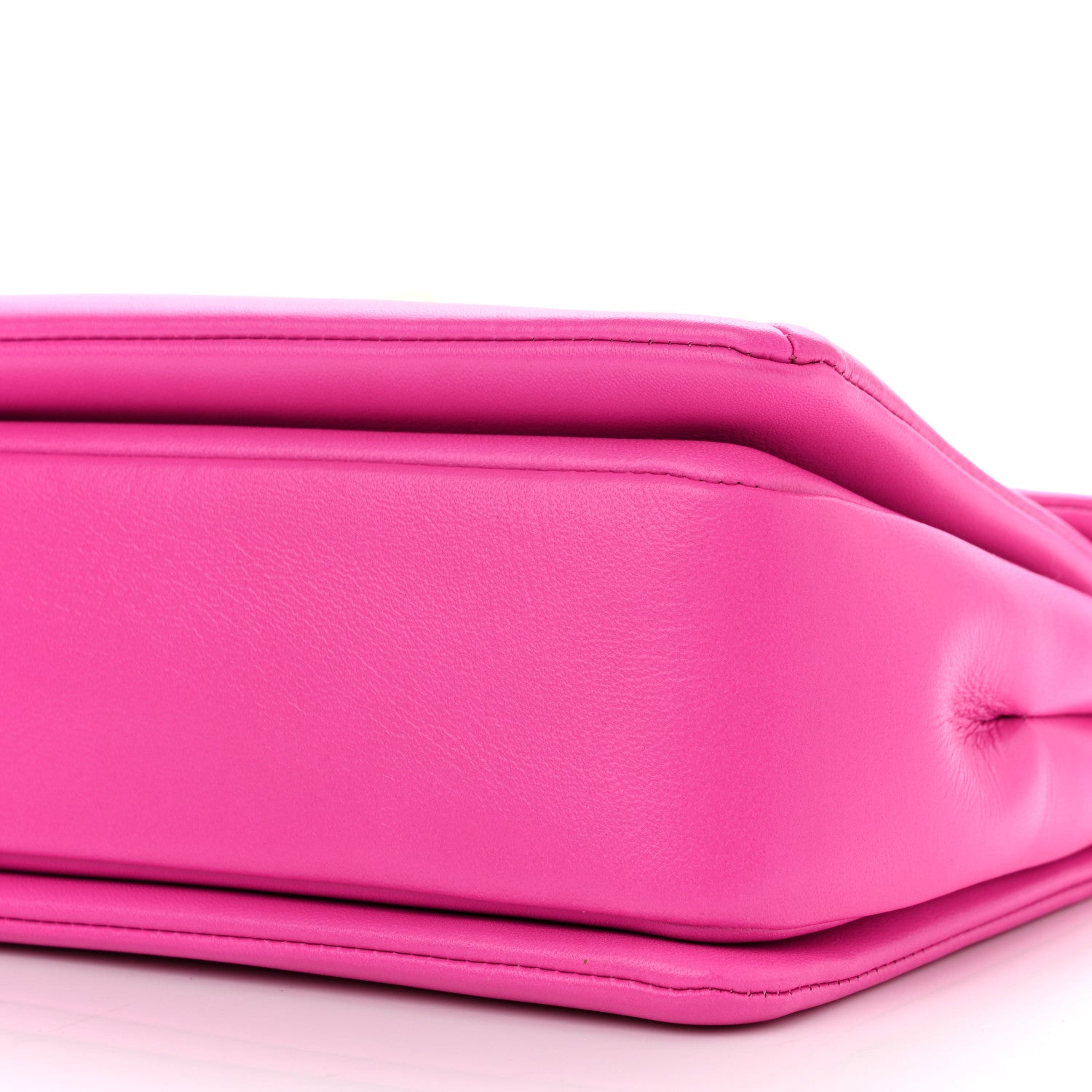 Valentino Garavani Nappa One Stud Chain Clutch Pink PP 10 of 10