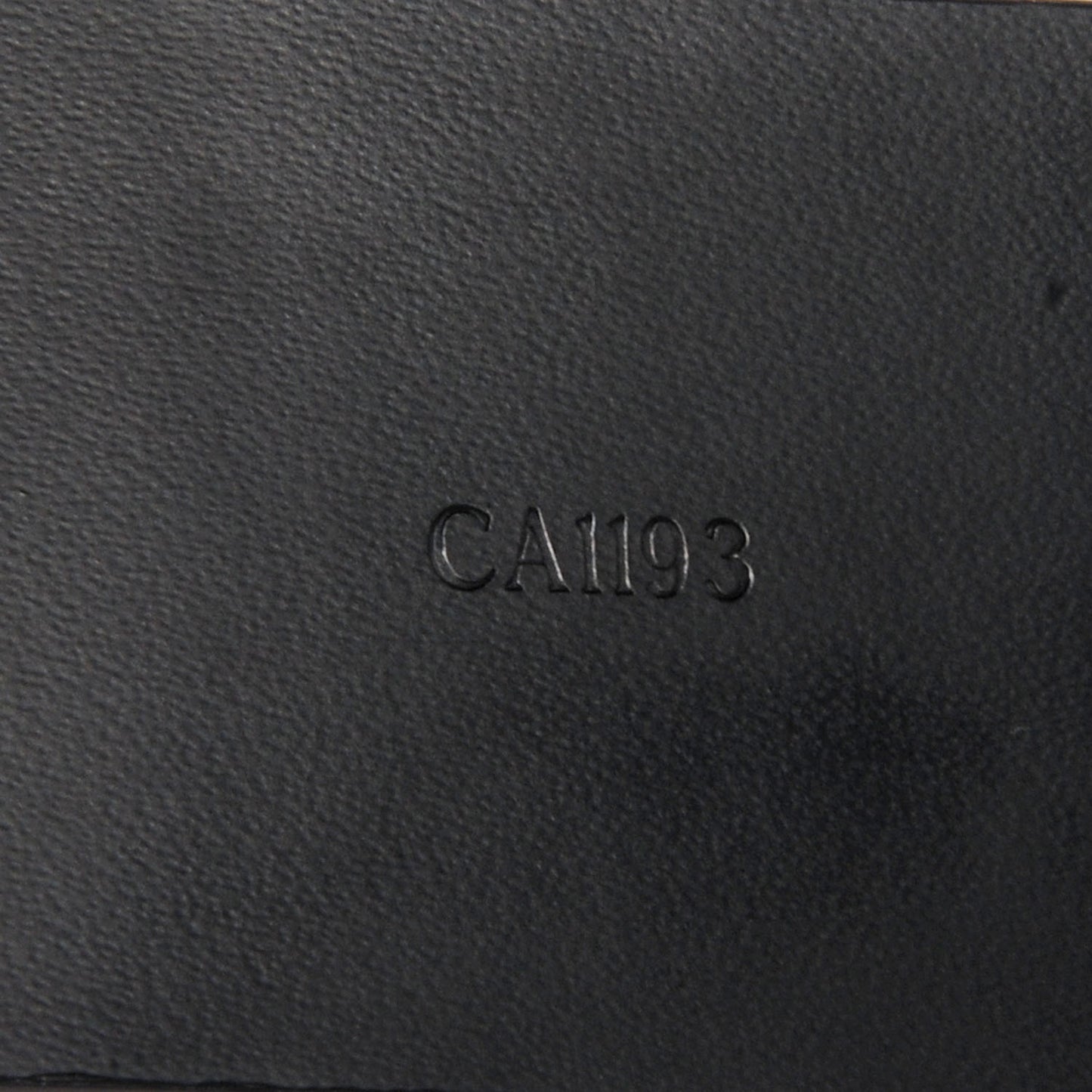 Glazed Calfskin Anagramme Belt 85 34 Black