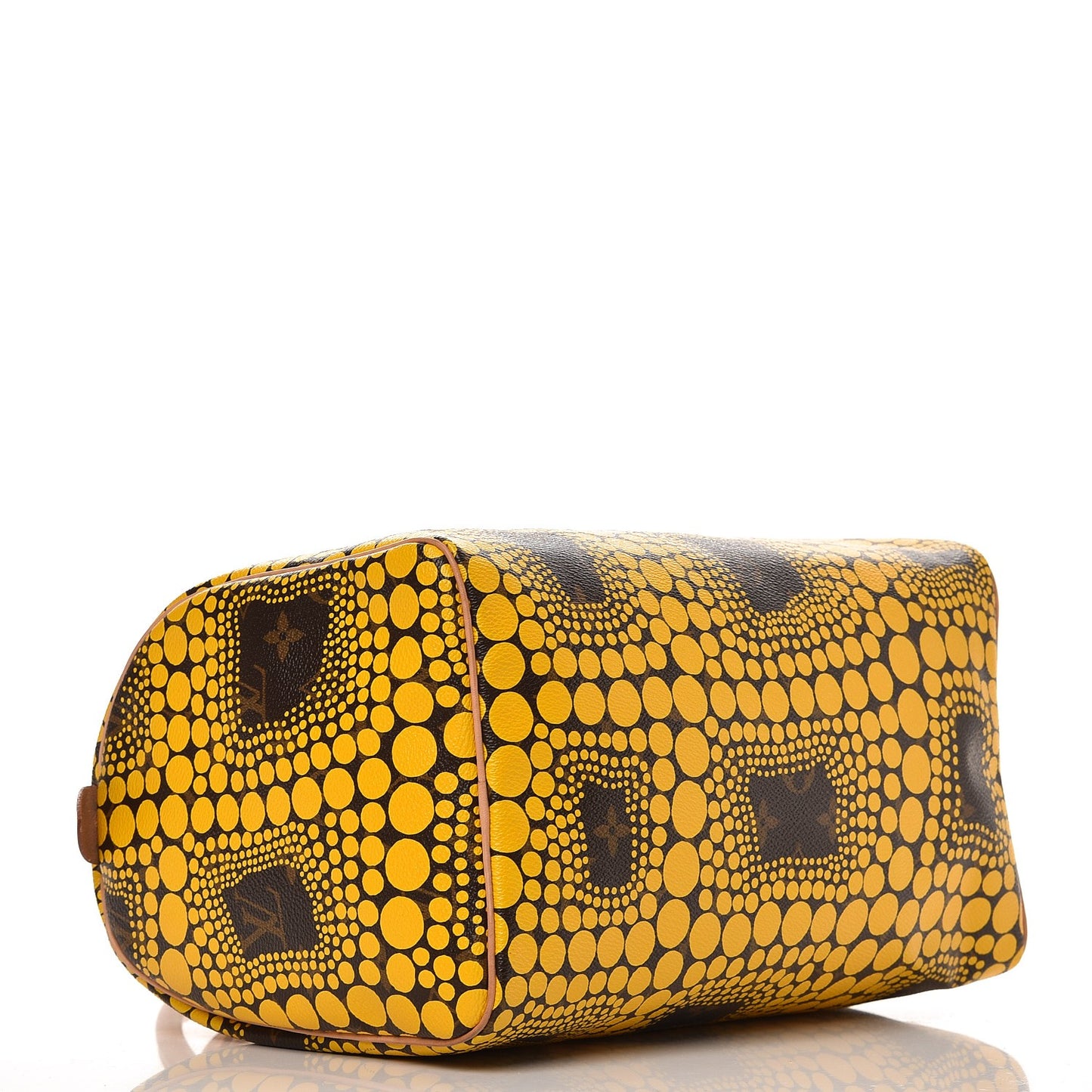 Monogram Kusama Town Speedy 30 Yellow