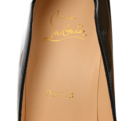 Christian Louboutin Patent Hot Chick 100 Pumps 38 Black 7 of 9
