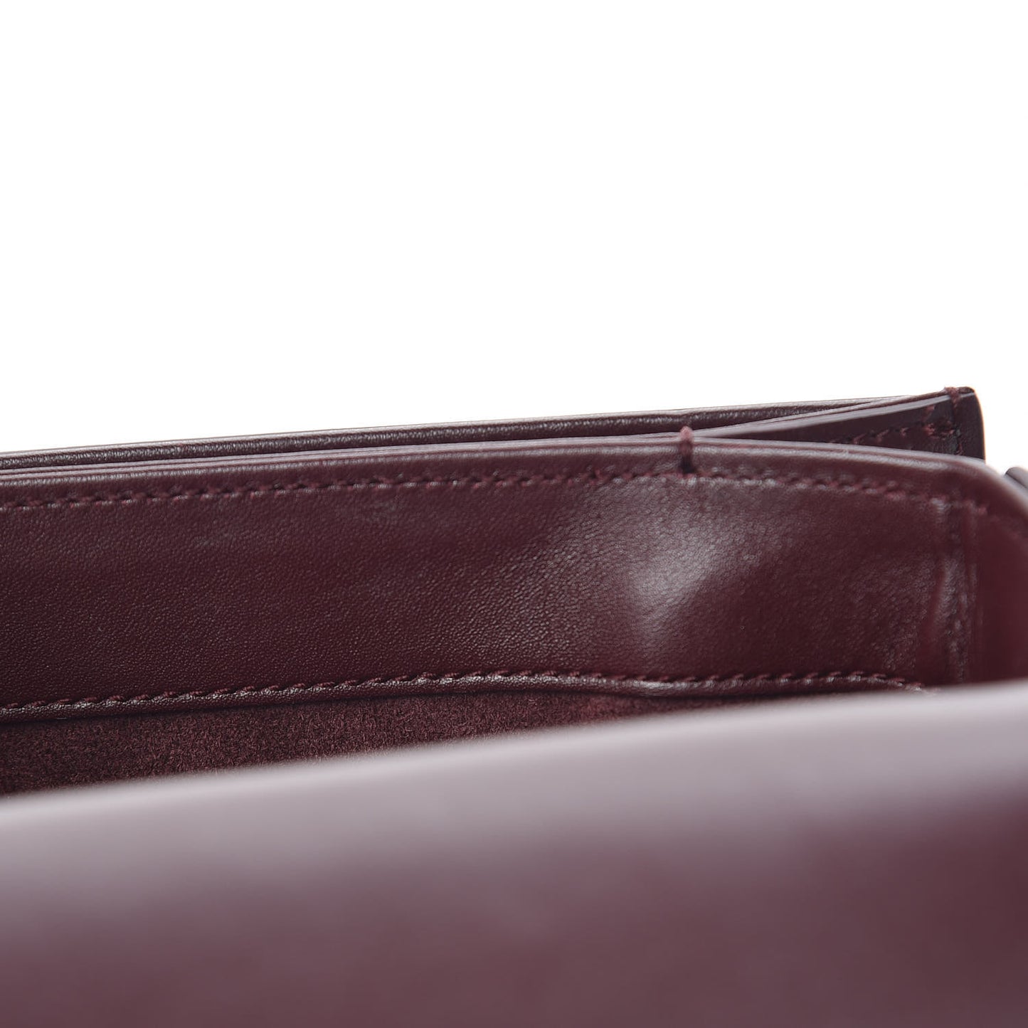 Smooth Calfskin Medium Classic Monogram Universite Bag Dark Red