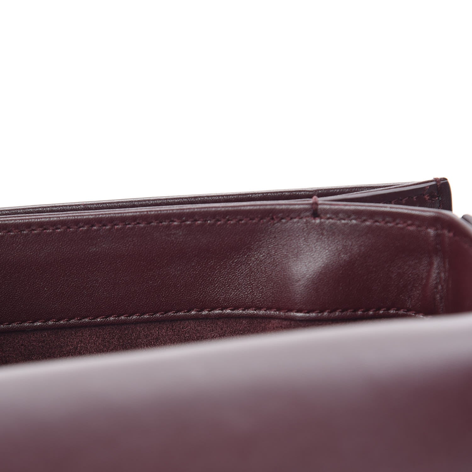 Saint Laurent Smooth Calfskin Medium Classic Monogram Universite Bag Dark Red 12 of 12