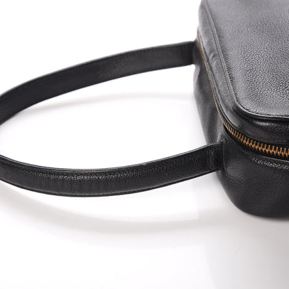 Chanel Calfskin CC Top Handle Bag Black 13 of 15