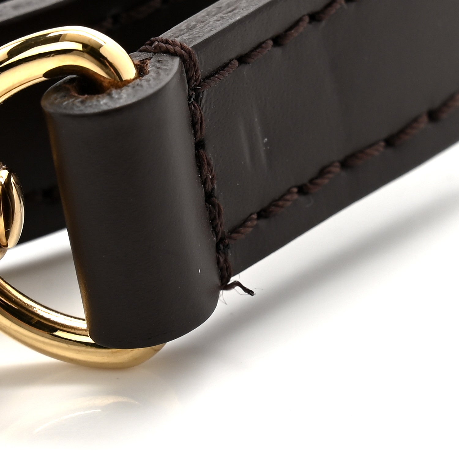 Louis Vuitton Calfskin 16mm Adjustable Shoulder Strap Brown 6 of 6