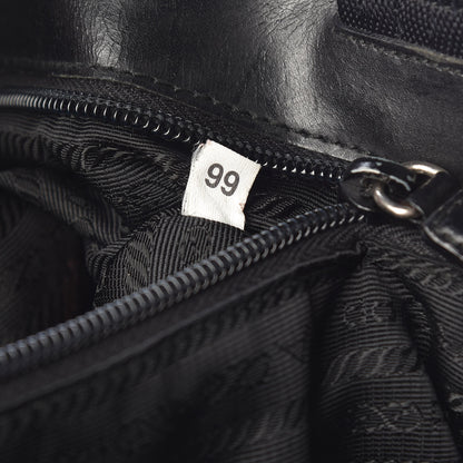 Prada Tessuto Nylon Nappa Tote Blue 7 of 17