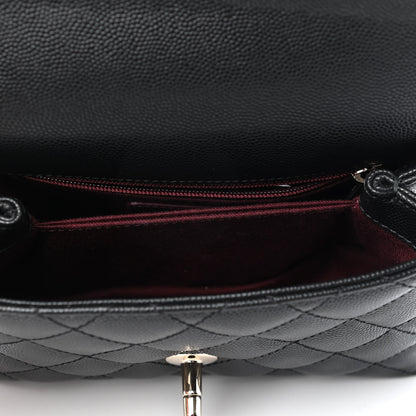 Chanel Caviar Quilted Extra Mini Coco Handle Flap Black 5 of 10