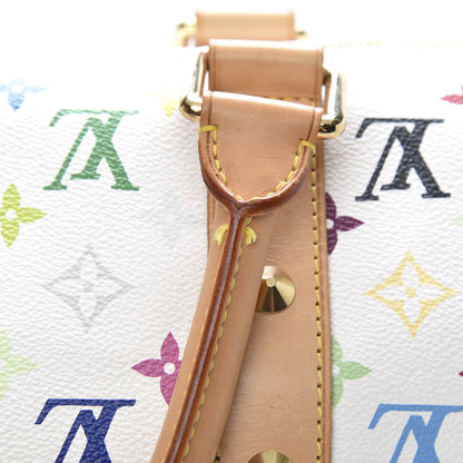Louis Vuitton Monogram Multicolor Keepall 45 White 13 of 14