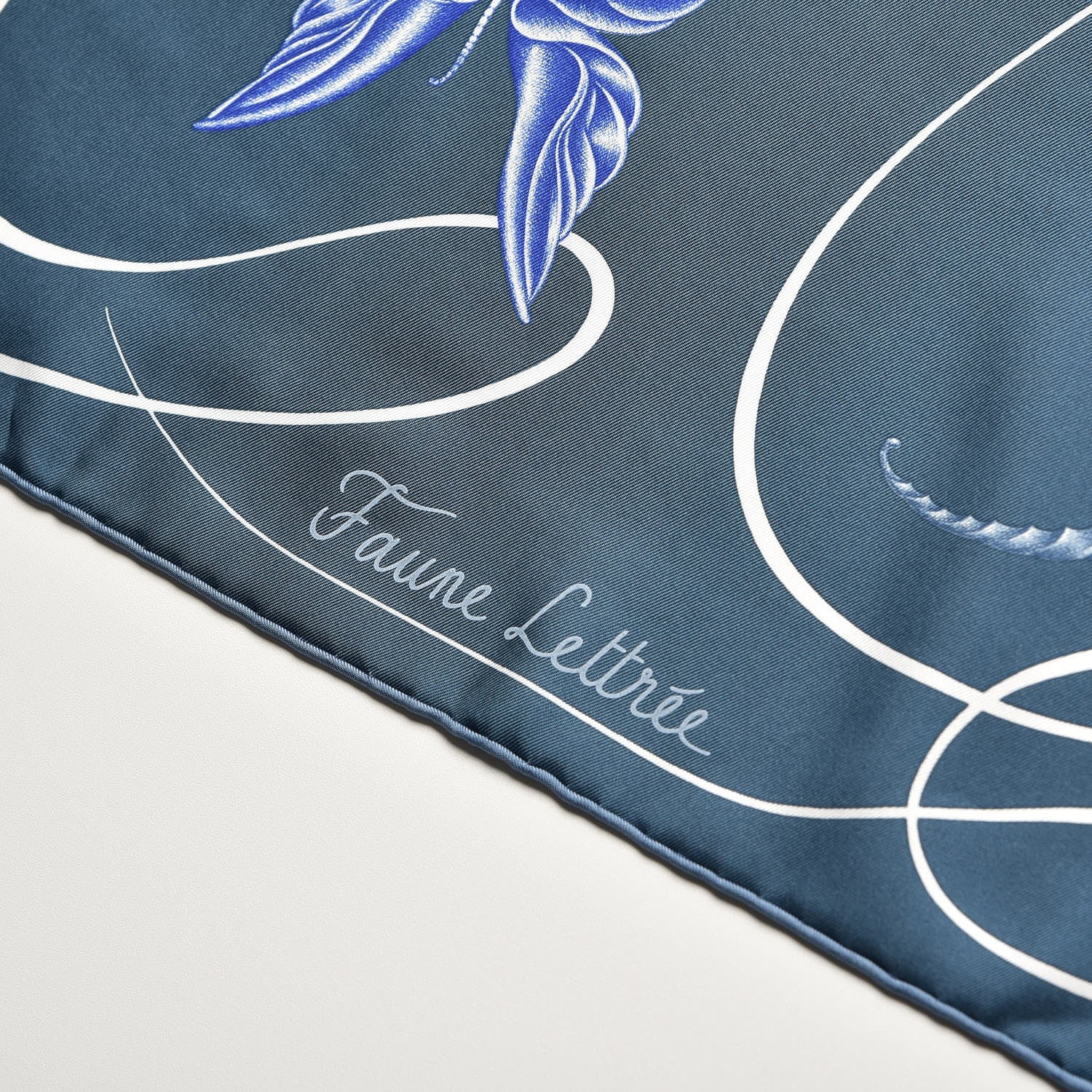 Hermes Silk Faune Lettree Scarf 90 4 of 7
