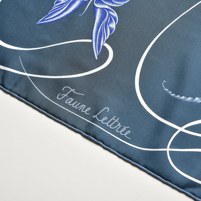 Hermes Silk Faune Lettree Scarf 90 4 of 7