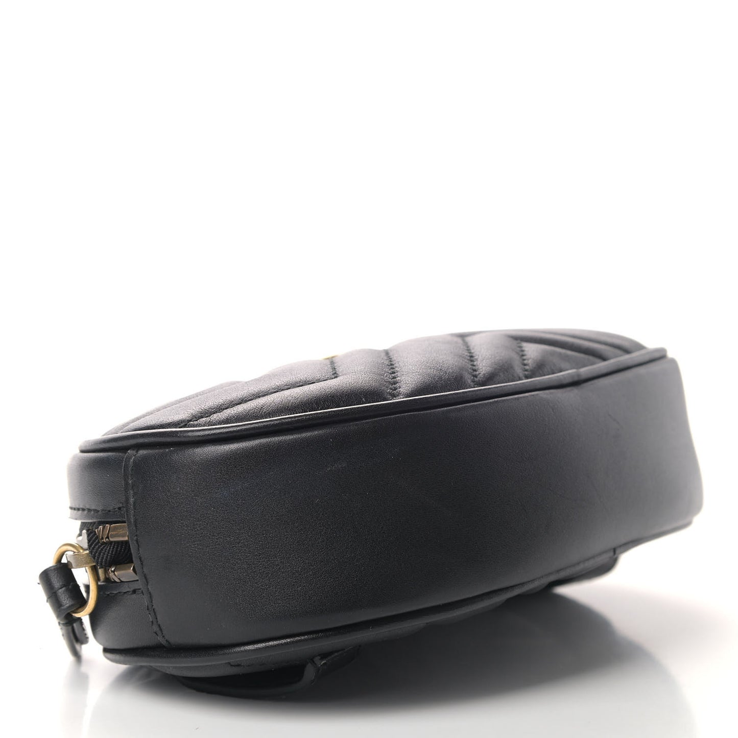 Calfskin Matelasse GG Marmont Belt Bag 85 34 Black