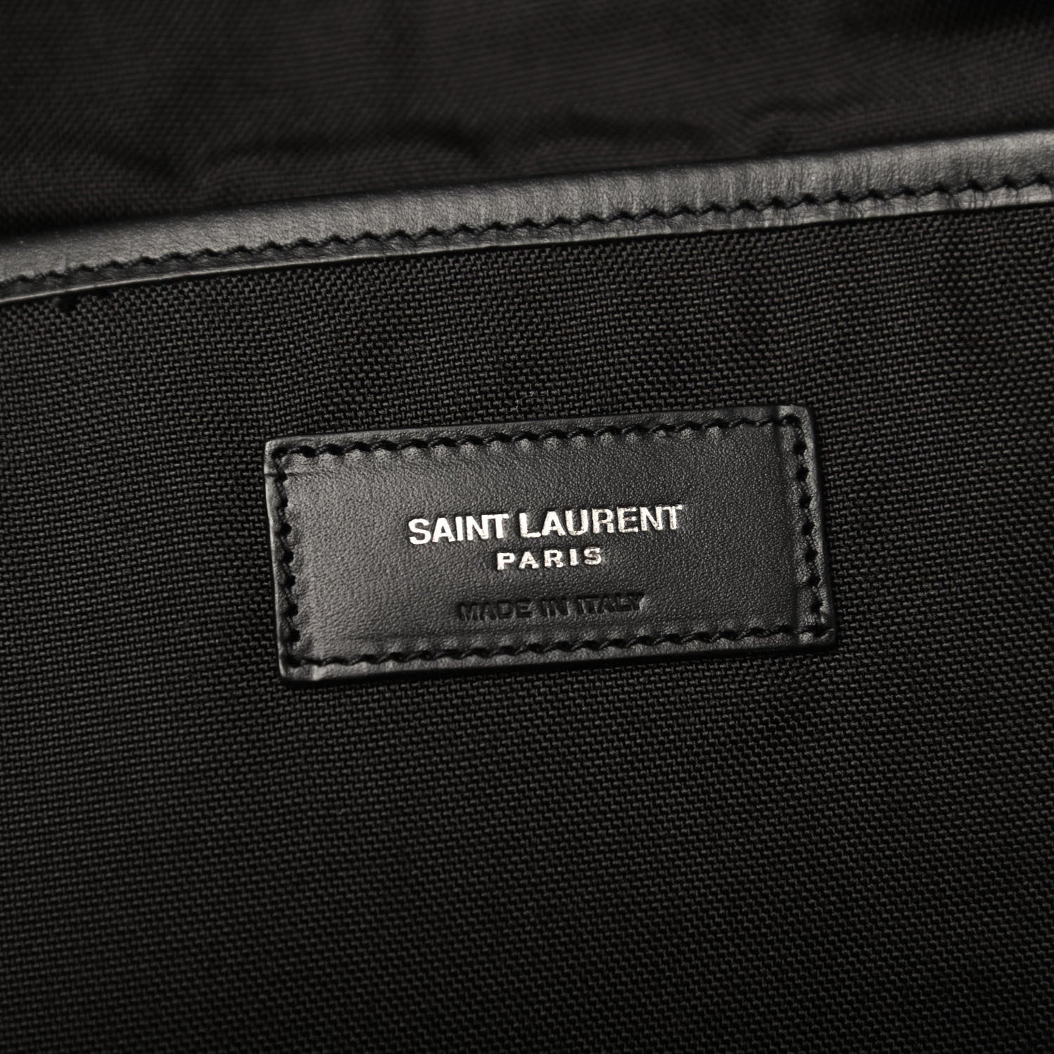 Saint Laurent Canvas SL Playing Cards City Backpack Black 6 of 8
