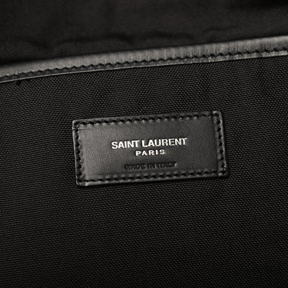 Saint Laurent Canvas SL Playing Cards City Backpack Black 6 of 8