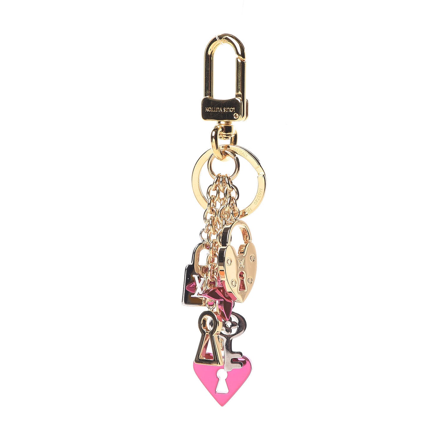 Love Lock Heart Key Chain Holder Bag Charm