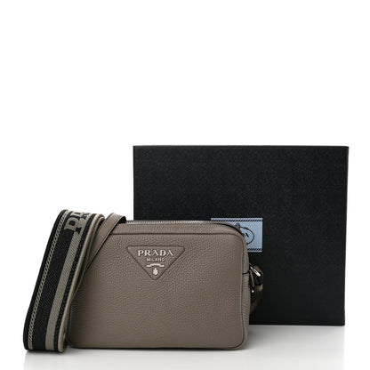 Prada Vitello Daino Soft Camera Crossbody Argilla 12 of 12