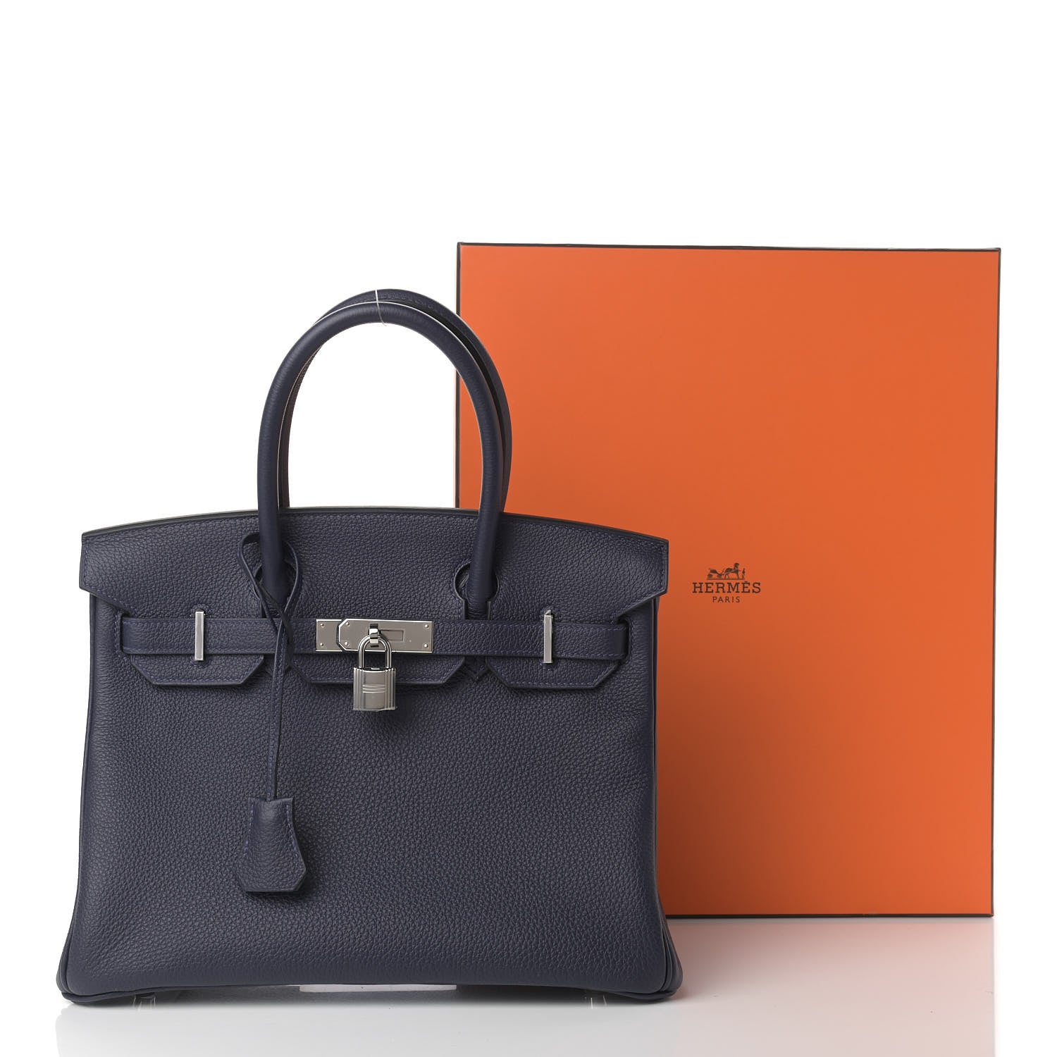 Hermes Togo Birkin 30 Bleu Nuit 10 of 10