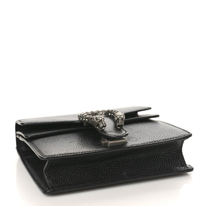 Gucci Calfskin Mini Dionysus Shoulder Bag Black 4 of 10