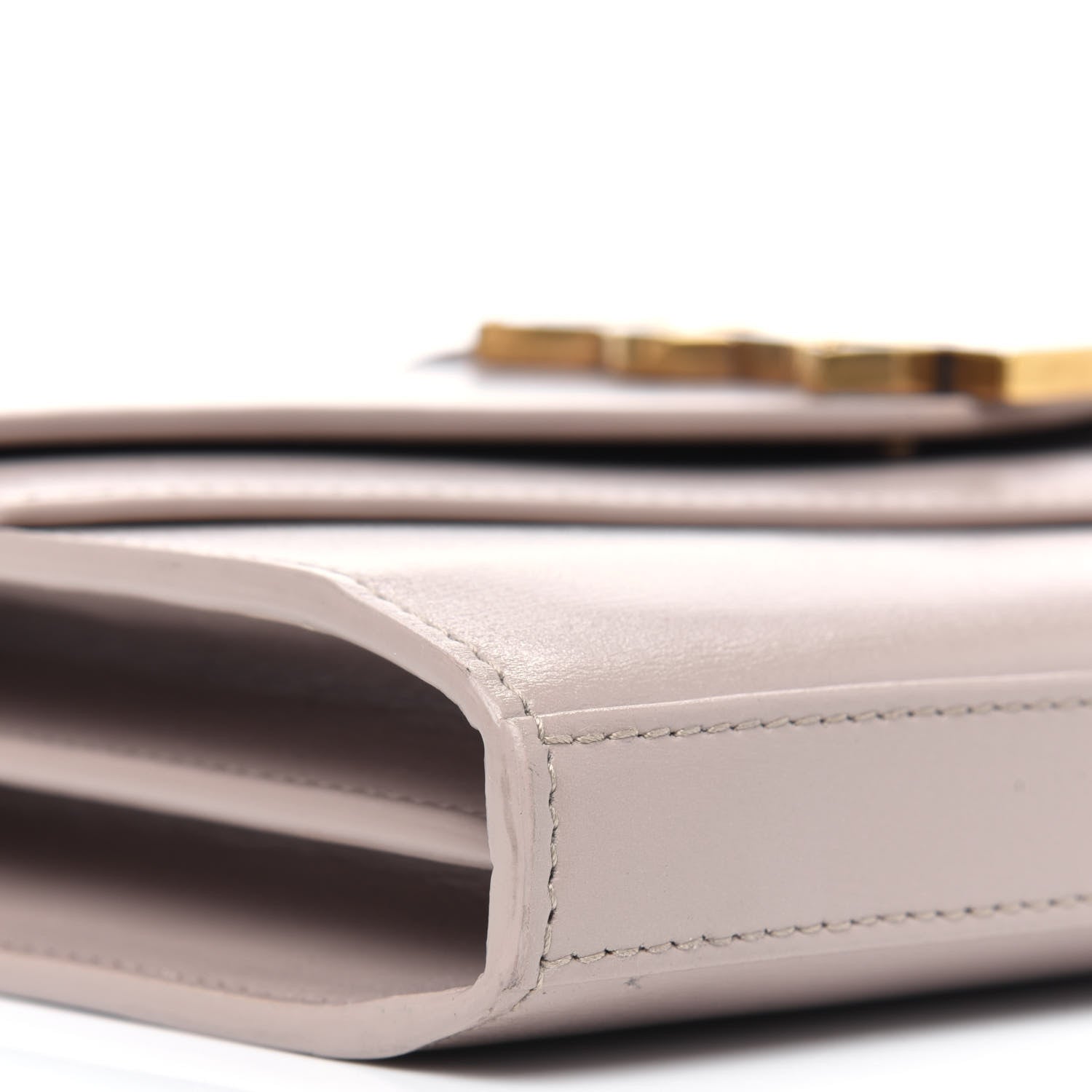 Saint Laurent Smooth Calfskin Monogram Medium Sulpice Shoulder Bag Light Natural 8 of 12