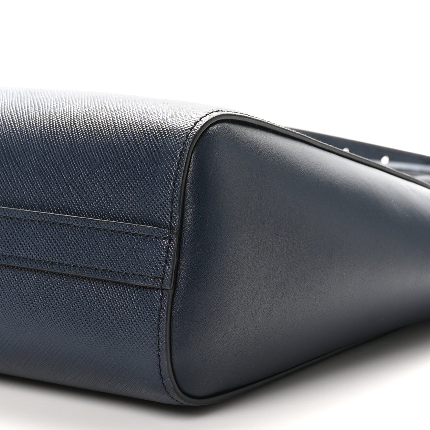 Saffiano Soft Calfskin Small Zippered Tote Baltico
