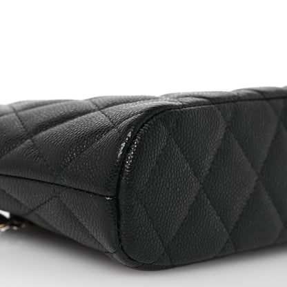 Chanel Caviar Quilted Classic Clutch With Chain Black 9 of 13