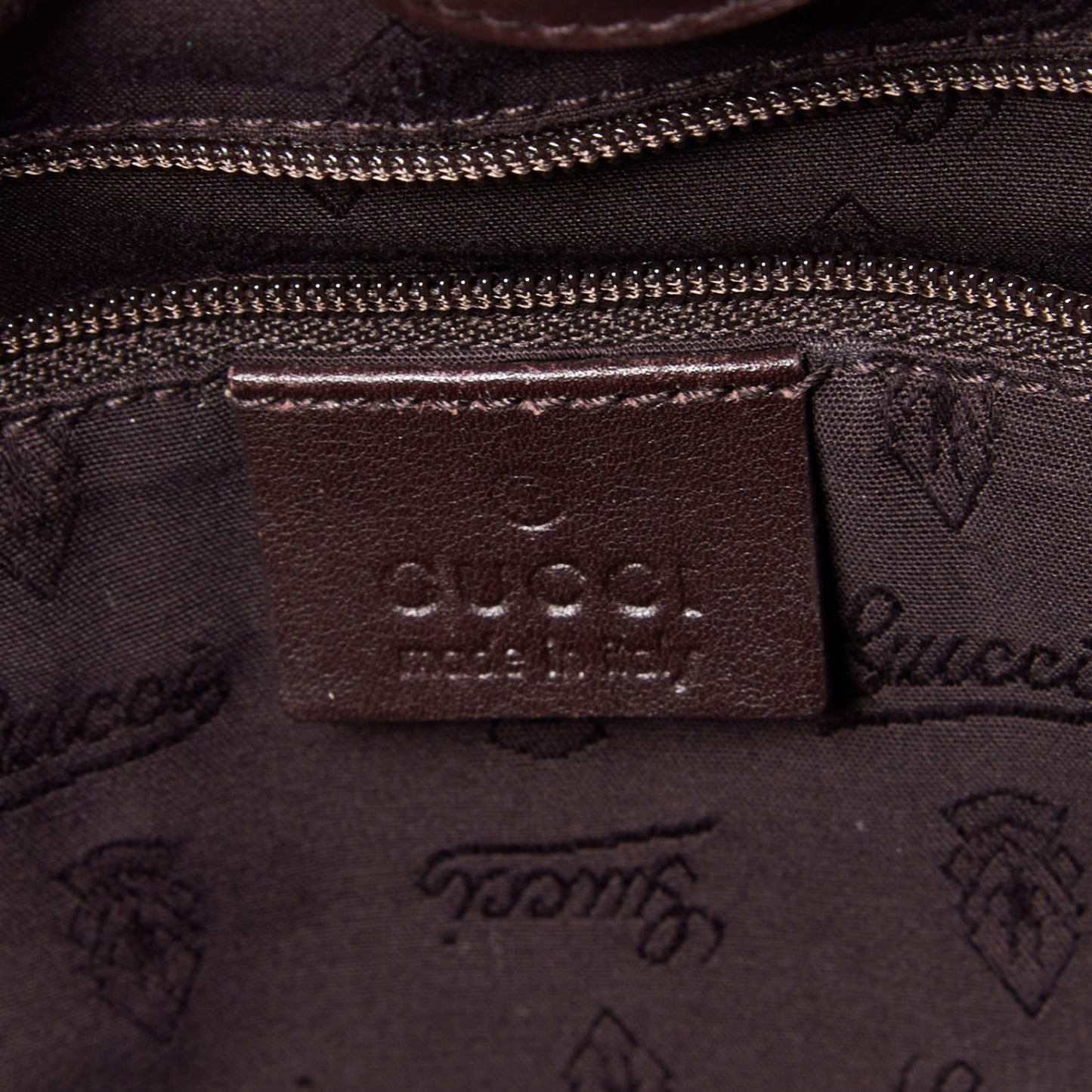 Guccissima Medium Sukey Tote Chocolate