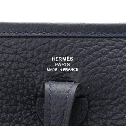 Hermes Taurillon Clemence Evelyne TPM Bleu Nuit 6 of 10