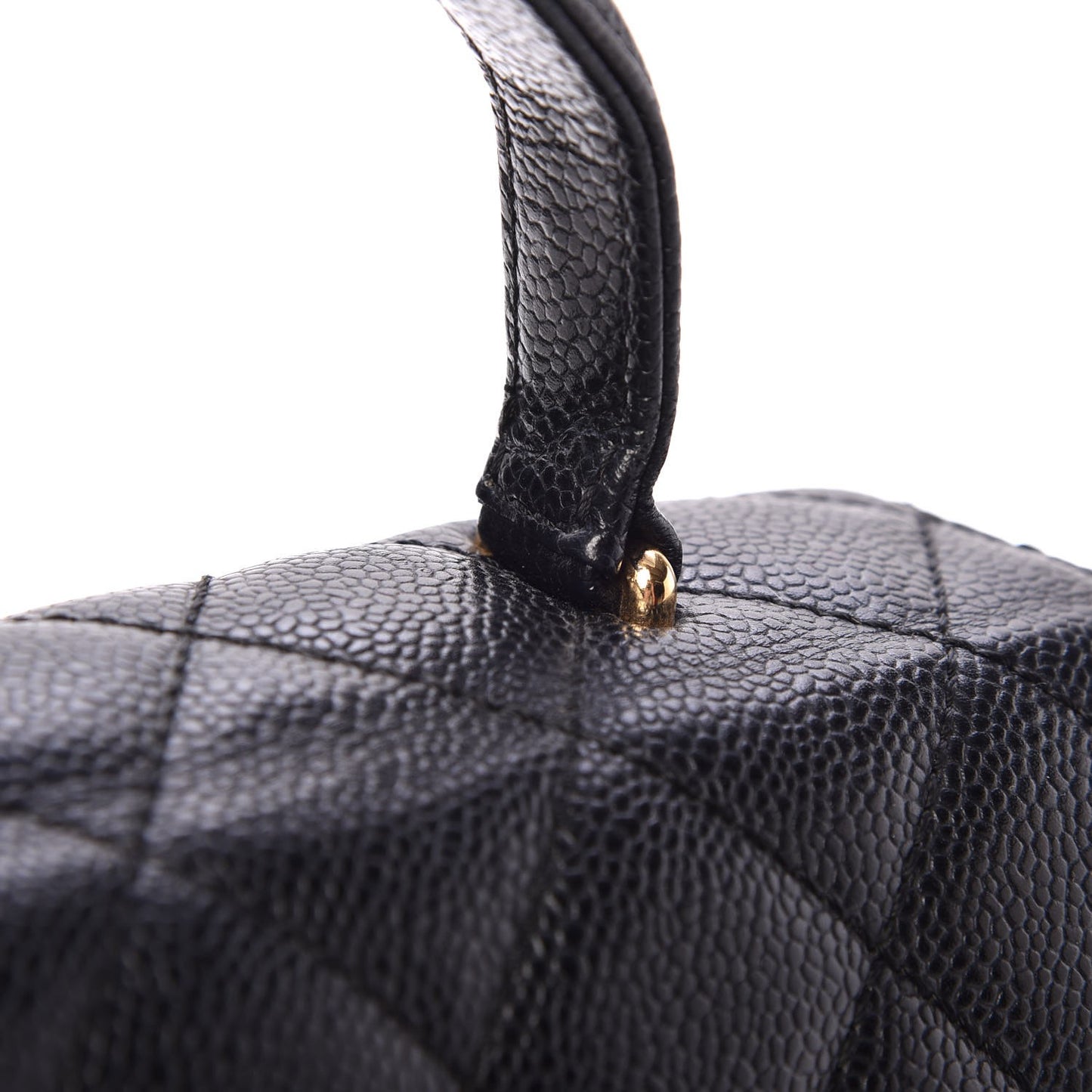 Caviar Quilted Jumbo Kelly Flap Black