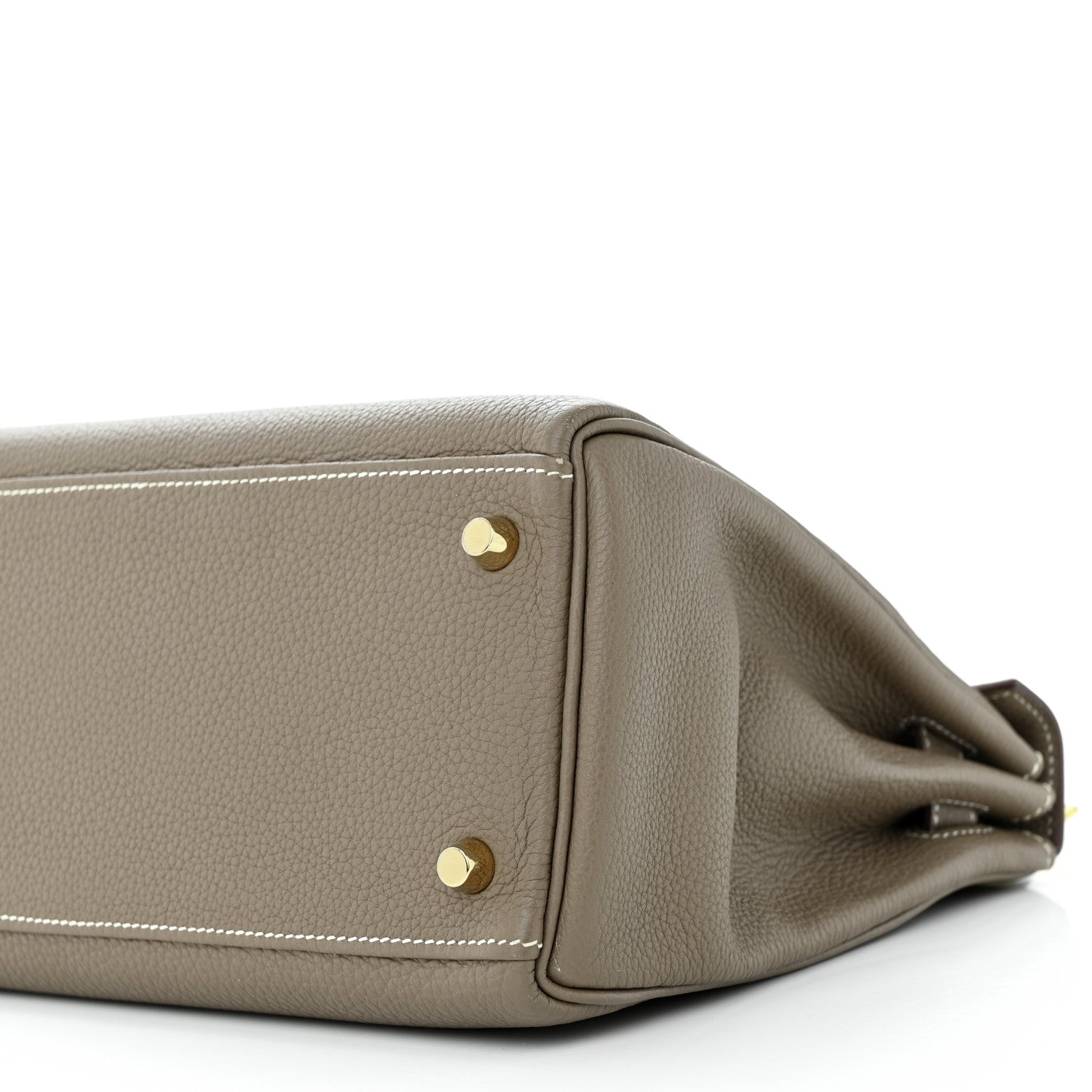 Hermes Togo Kelly Retourne 28 Etoupe 10 of 11