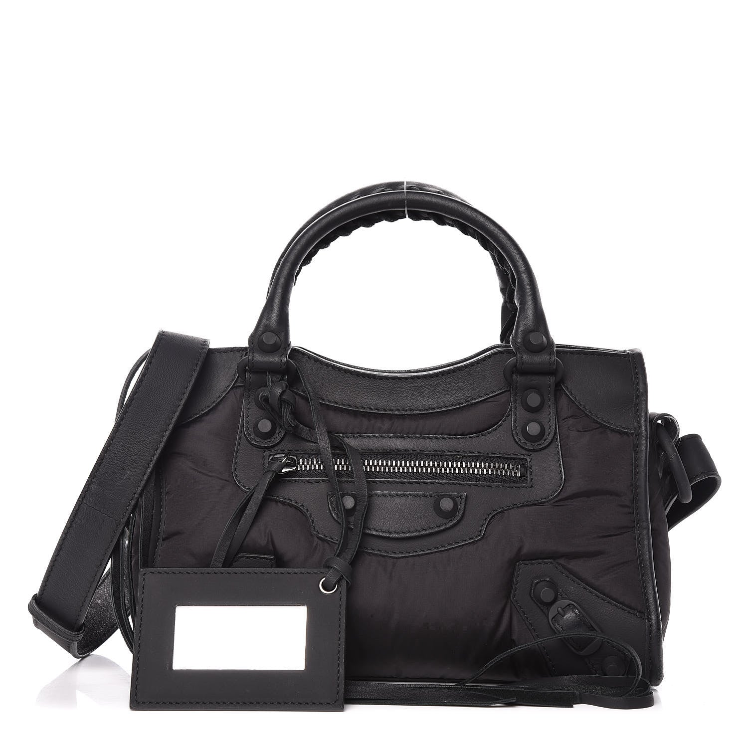 Balenciaga Nylon Agneau Mini City Black 1 of 12