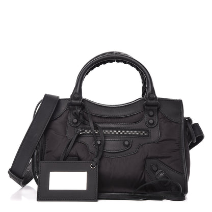Balenciaga Nylon Agneau Mini City Black 1 of 12