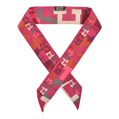 Hermes Silk Capitales Twilly 1 of 3