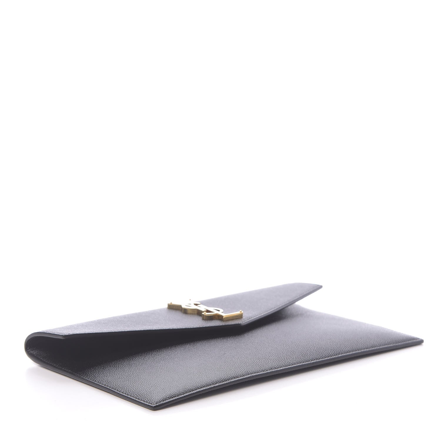 Saint Laurent Grain De Poudre Uptown Pouch Black 4 of 8