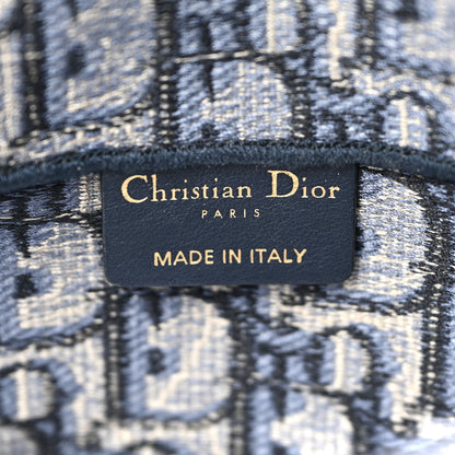 Christian Dior Oblique Slim Saddle Pouch Blue 6 of 12