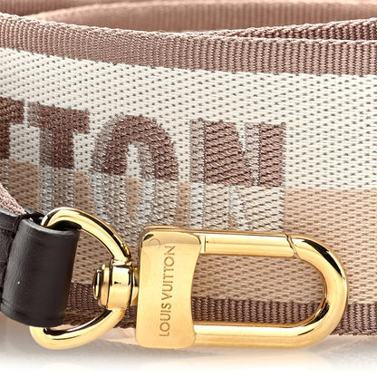 Louis Vuitton Jacquard Speedy Bandouliere 20 Shoulder Strap Beige Brown 2 of 3