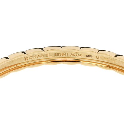 Chanel 18K Yellow Gold Coco Crush Bangle Bracelet M 3 of 3