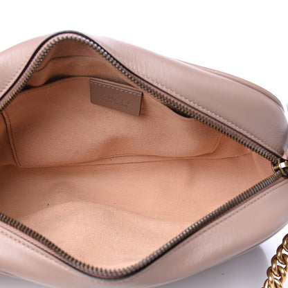 Gucci Calfskin Matelasse Small GG Marmont Chain Shoulder Bag Porcelain Rose 4 of 9