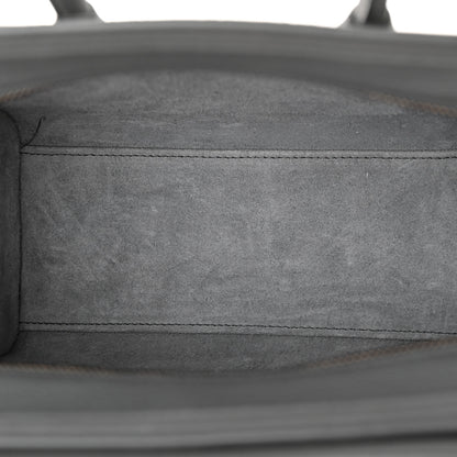 Celine Drummed Calfskin Nano Luggage  Kohl 5 of 10