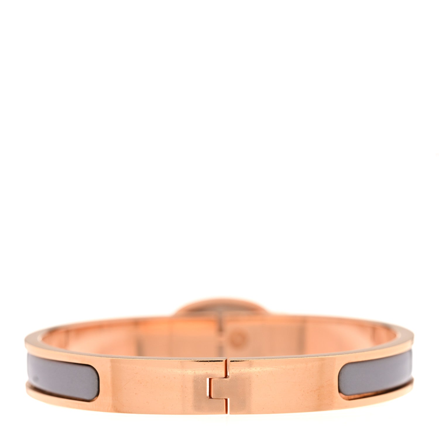 Hermes Enamel Mini Clic Chaine d'Ancre Bracelet PM Gris 3 of 4