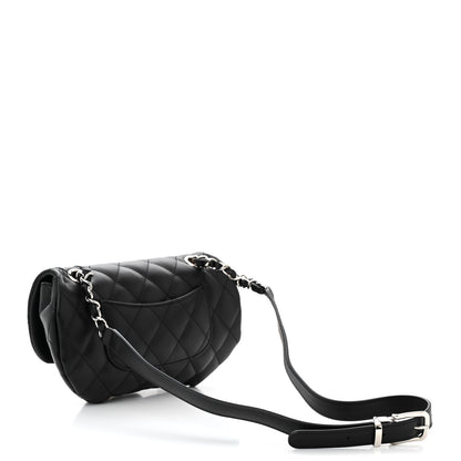 Chanel Calfskin Quilted CC Uniform Flap Belt Bag Black 3 of 11