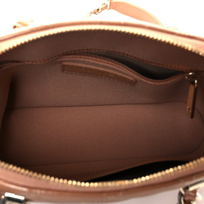 Chanel Shiny Lambskin Quilted Shiny Coco Clutch With Chain Dark Beige 5 of 11