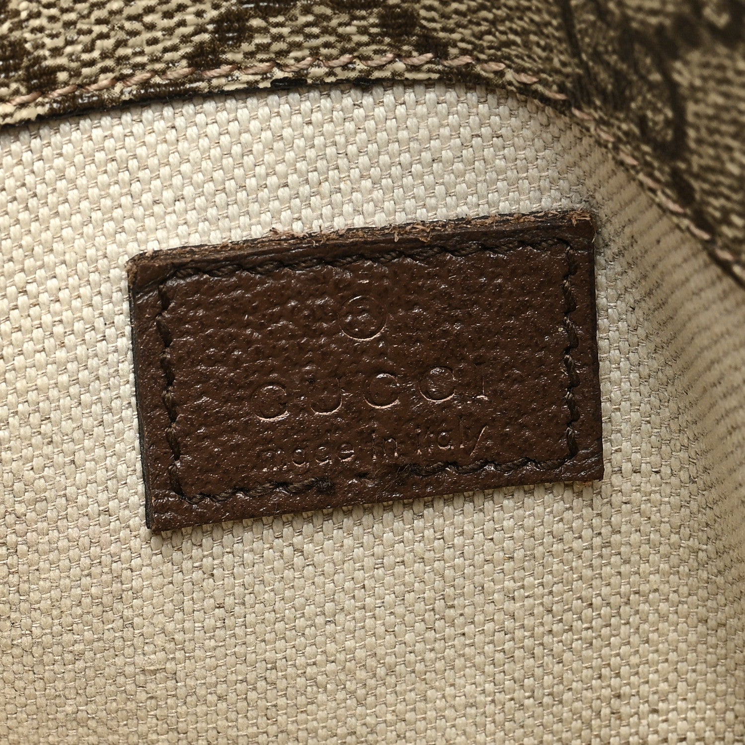 Gucci GG Supreme Monogram Neo Vintage Web Belt Bag Brown 6 of 12