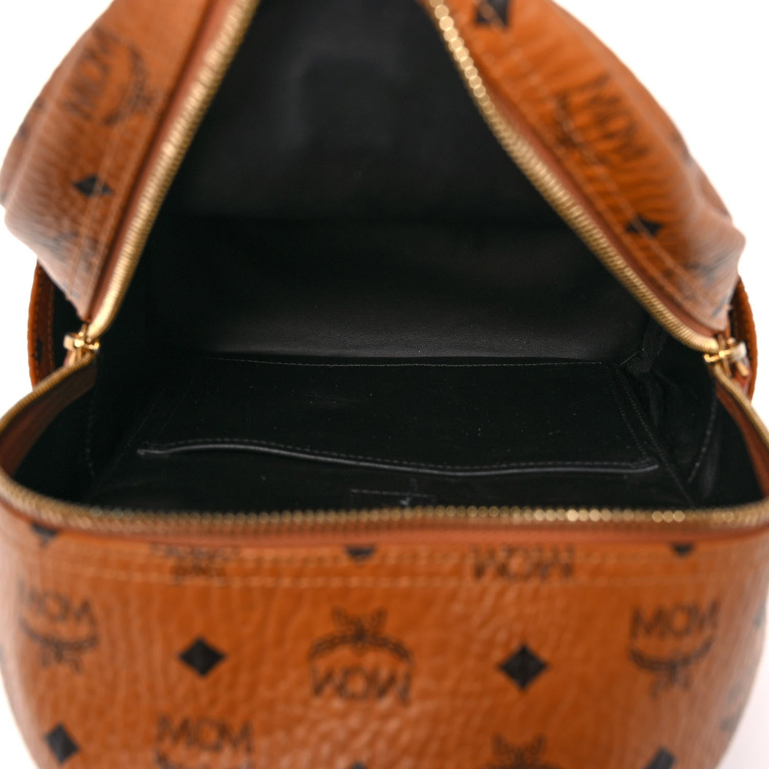 MCM Visetos Studded Small Stark M Backpack Cognac 5 of 9