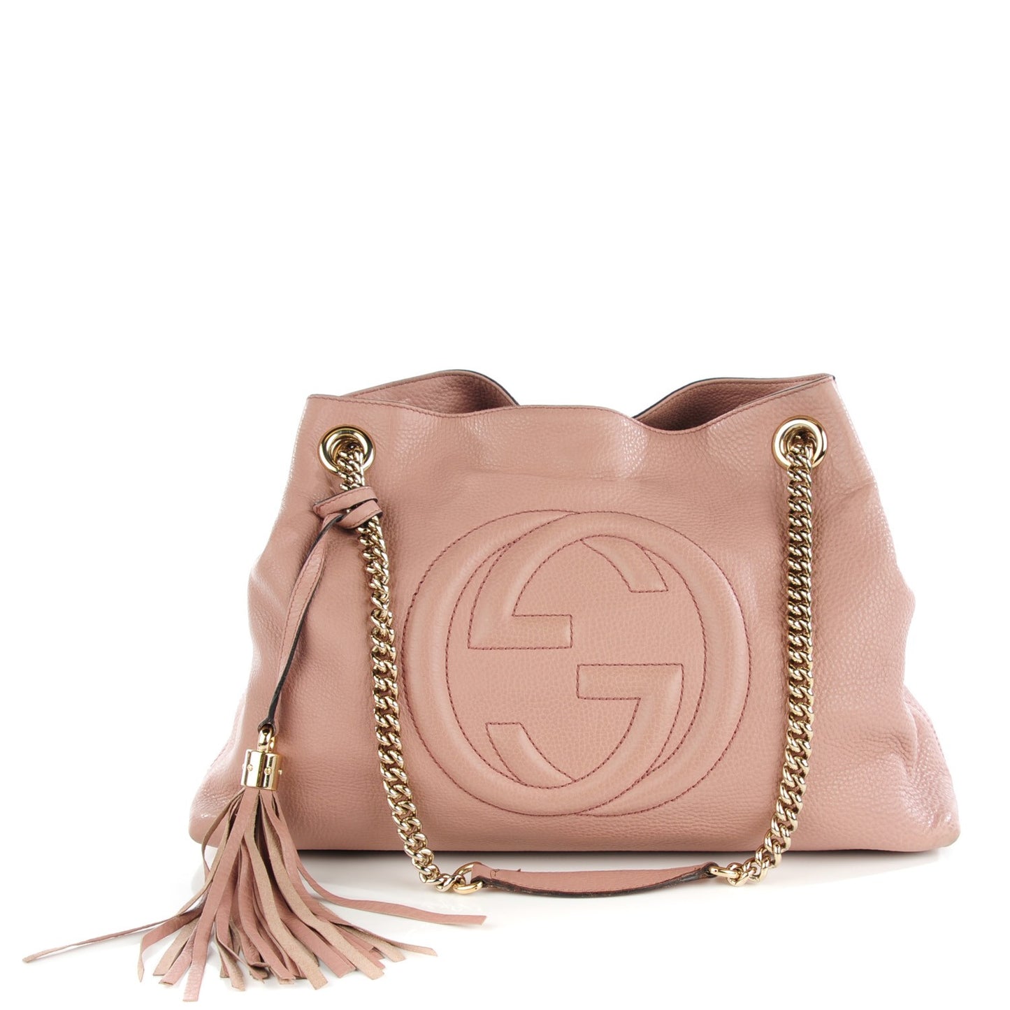 Cellarius Calfskin Medium Soho Chain Shoulder Bag Dark Cipria