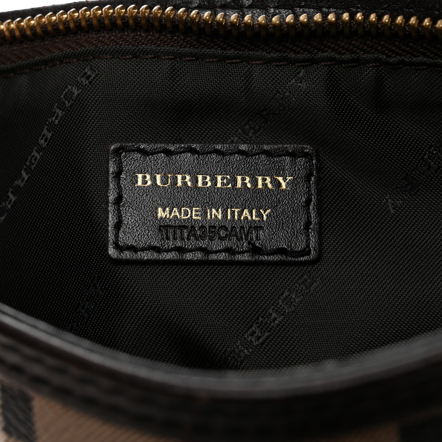 Burberry Haymarket Check Clara Pochette Chocolate 6 of 9