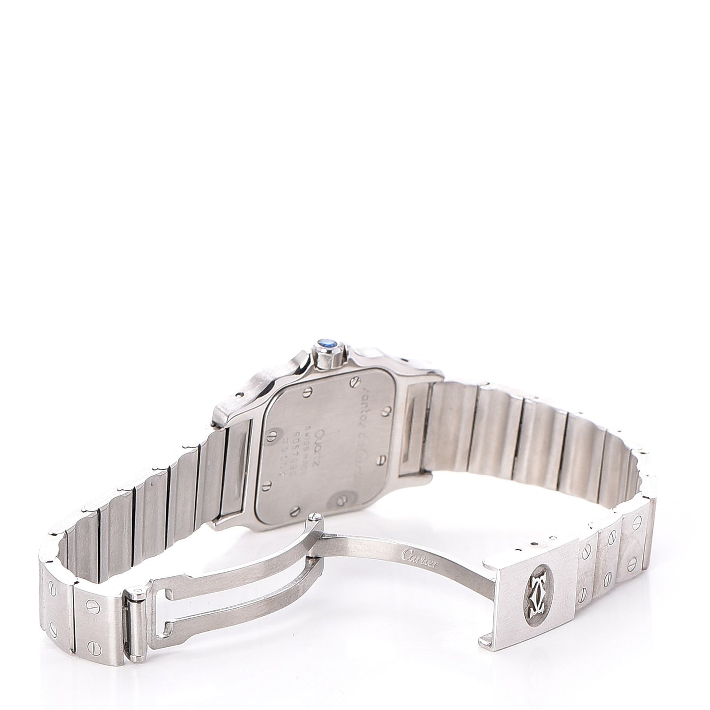 Stainless Steel 24mm Santos de Galbee Quartz Watch
