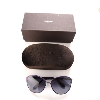 Tom Ford Penelope Vintage Round Sunglasses TF320 Purple 8 of 8