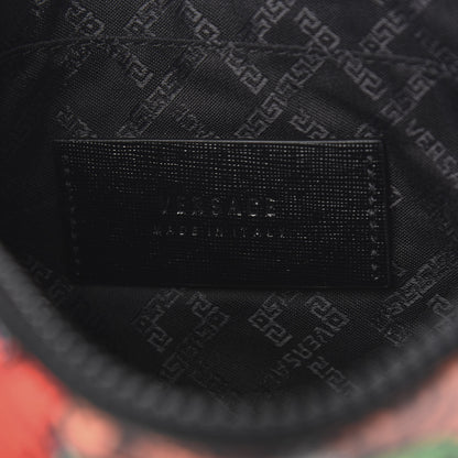 Versace Vitello Saffiano Print St.Machine Pouch Black Multicolor 5 of 5
