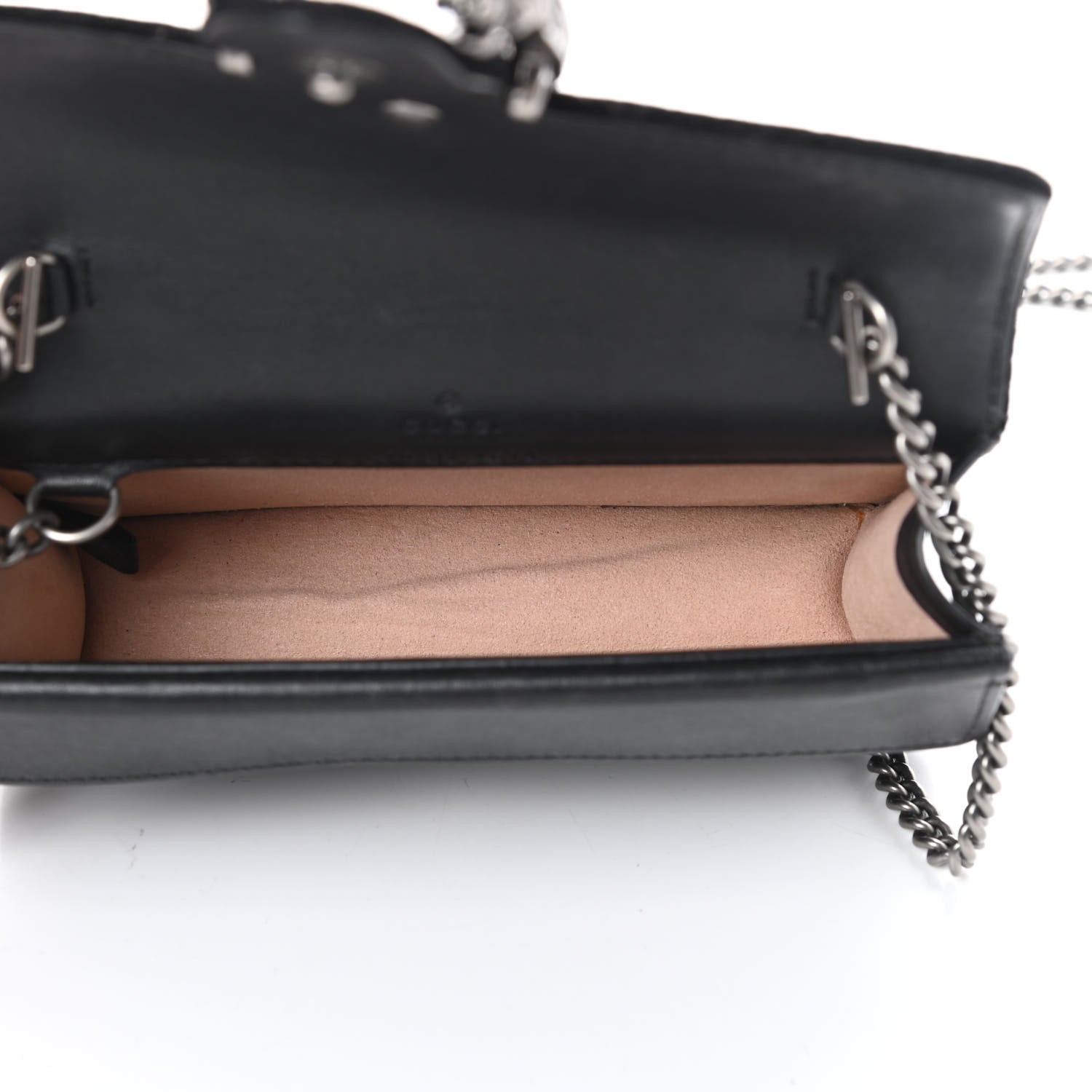 Gucci Velvet Super Mini Dionysus Shoulder Bag Black 5 of 10